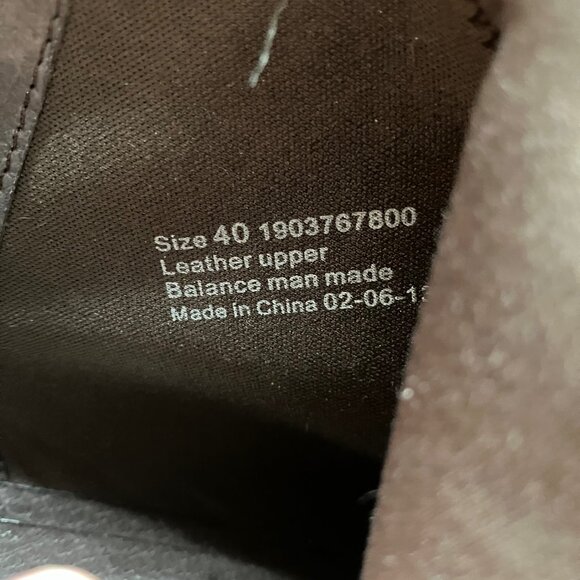 Dansk brown ankle boots, wedge heel size 40 (9 1/2) - Picture 8 of 9